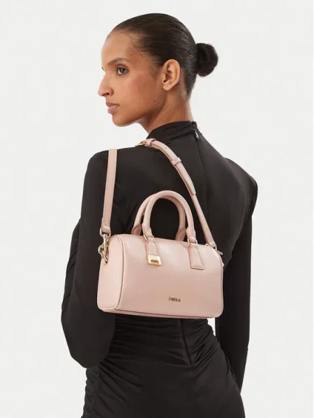 Torbica Furla A Olivia Mini Boston ružičasta