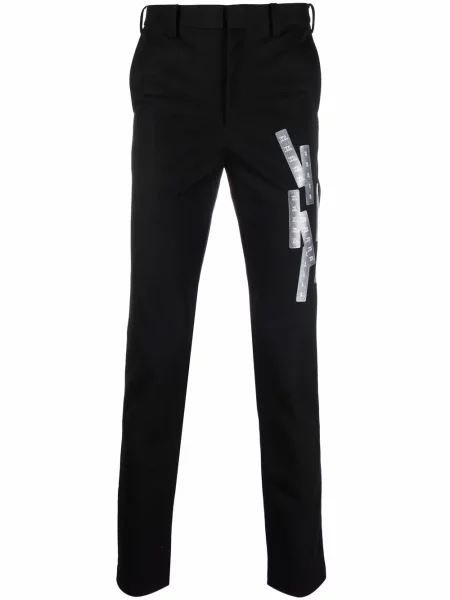 Kalhoty Doublet s potiskem černé