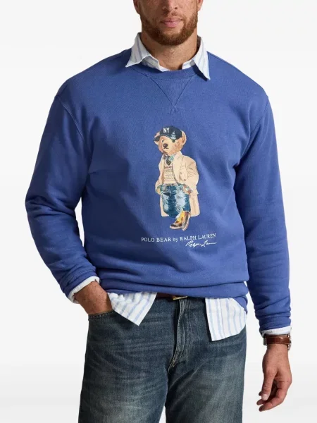 Τρέξιμο polo Polo Ralph Lauren υφαίνω διαγωνίως κλασικό πράσινο