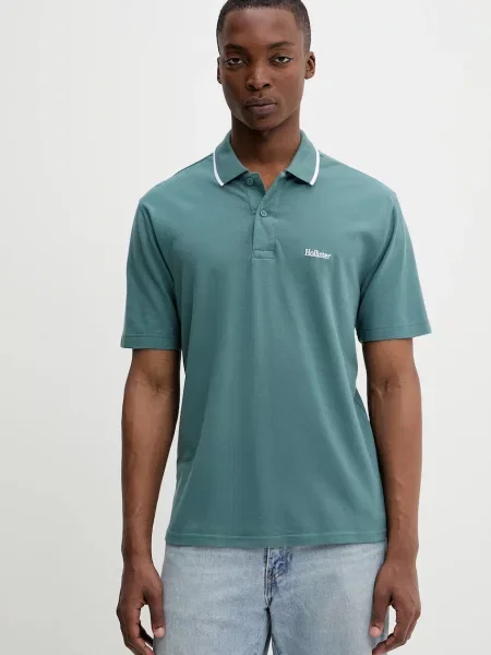 Polo tričko Hollister Co. zelená