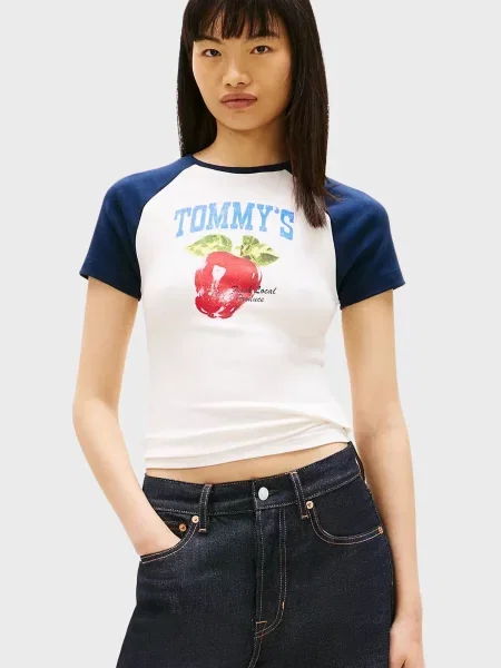 Футболка Tommy Jeans белая