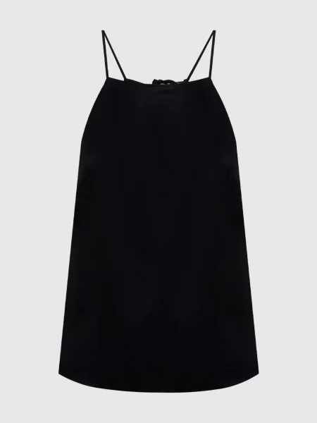 Топ з відкритою спиною Twinset чорний