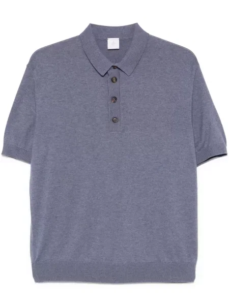 Polo Eleventy tricotate albastru
