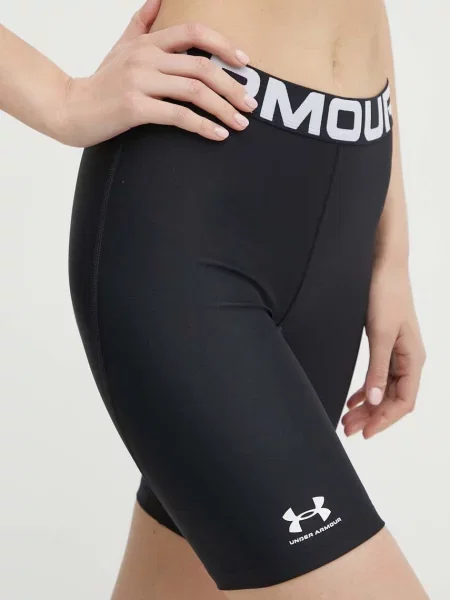 Kratke hlače za trening Under Armour HG Authentics s tiskom srednje visoki struk crna