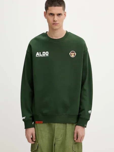 AAPE Μπλούζα r Crew Neck πράσινο