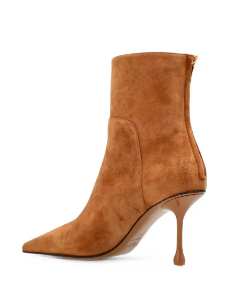 Szarvasbőr bakancs Jimmy Choo barna