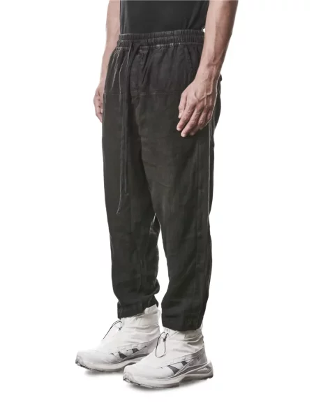 Pantaloni Thom Krom cu cordon negru