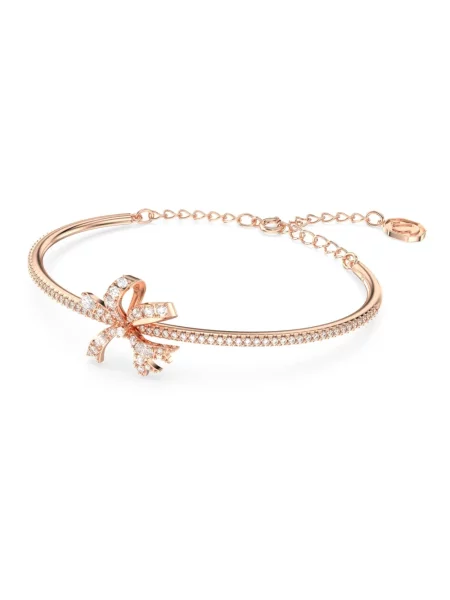 Bransoletka Swarovski z kokardką żółta