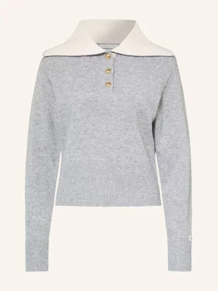 Claudie Pierlot Sweter grau szary