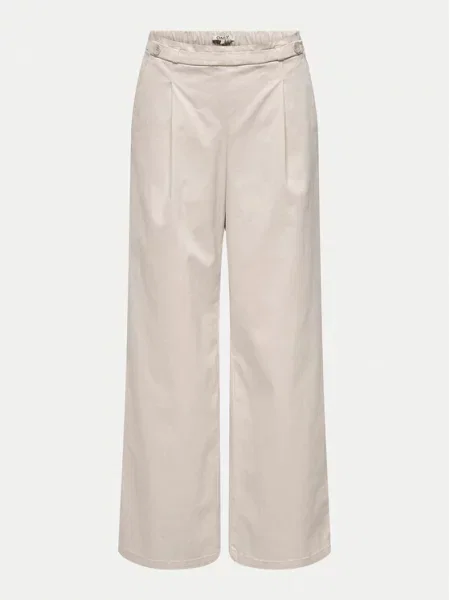 ONLY Kalhoty z materiálu Stella Wide Leg béžová