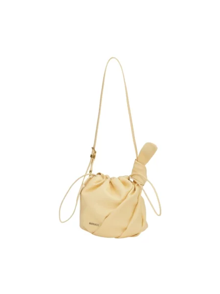 Rotate torebka skórzana beżowa