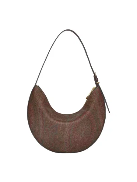 Torebka hobo Etro żakardowa brązowa