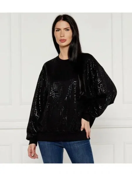Elisabetta Franchi Hanorac | Oversize fit negru