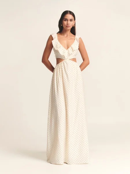 St MRLO Rochie Arlie șampanie negru