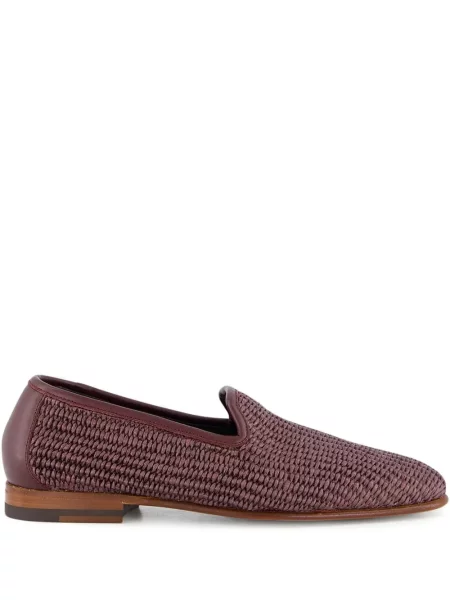 Pantofi loafer Manolo Blahnik roșu