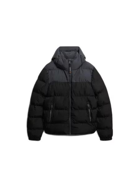 Kurtka puchowa Superdry czarna
