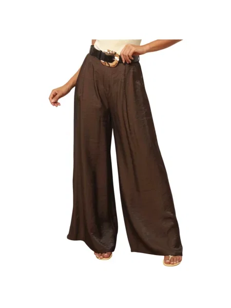 Pantaloni La Modeuse maro