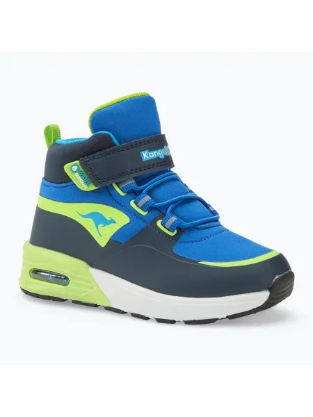 Детски обувки KangaROOS K-XI Creed Mid EV dk navy / lime синьо