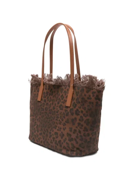 Geantă Mc2 Saint Barth cu imagine cu model leopard maro