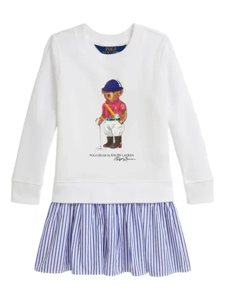 Sukienka dziecięca Polo Ralph Lauren biała
