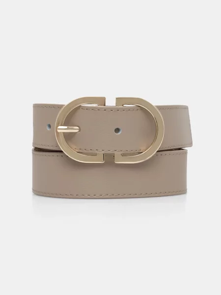 Кожен Tommy Hilfiger бежово