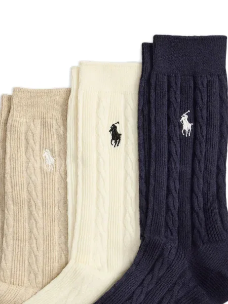 Căciulă Polo Ralph Lauren cu broderie tricotate de costum albastru