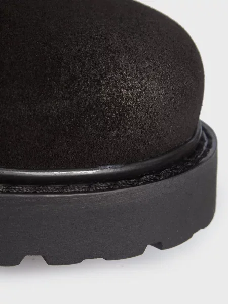 Замшевые ботинки челси Tommy Jeans черные