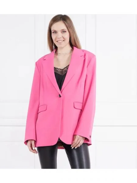 Samsøe Samsøe Zakó | Oversize fit rózsaszín