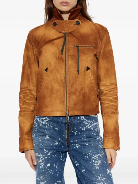 Geacă de blugi Dsquared2 maro