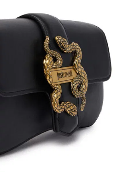 Torbica Just Cavalli Iconic Snakes crna
