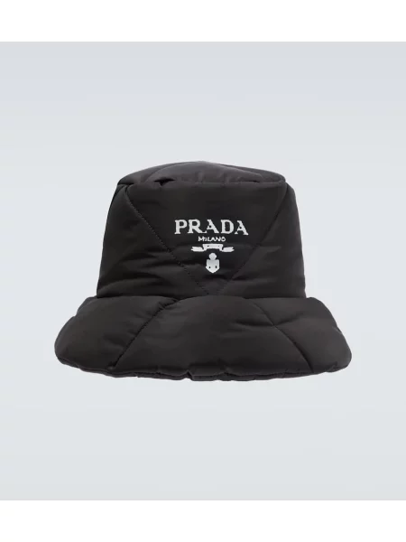 Klobuk bucket Prada črna