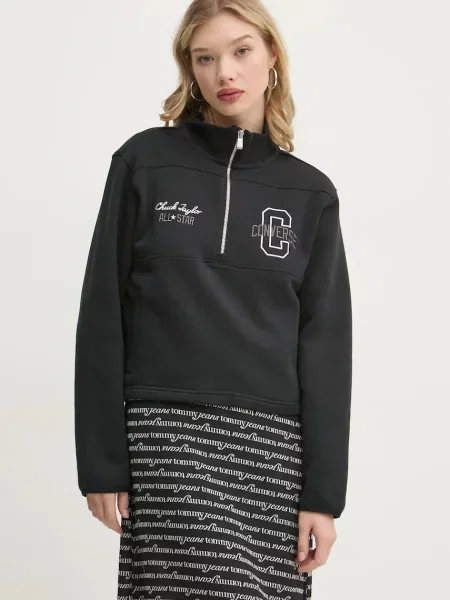 Суитчър Converse с апликация черно