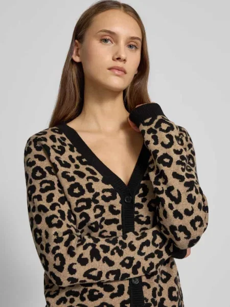 Kurtka z dzianiny o kroju regular fit z mieszanki model ‘LEO’ Only