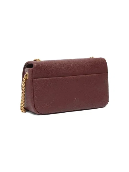 Pinko crossbody kabelka dámska kožená hnedá