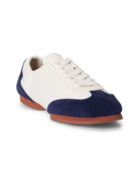 Sneakersy Polo Ralph Lauren skórzane białe