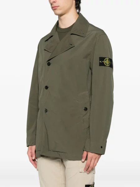 Palton Stone Island cu strasuri verde