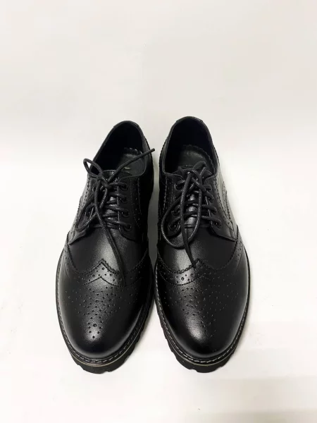 Legessy Броги ONYX_BLACK_ шкіра чорний