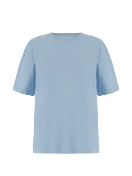 Koszulka Carven z nadrukiem niebieska