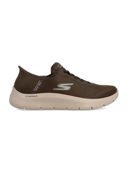 Sneakersy Skechers brązowe