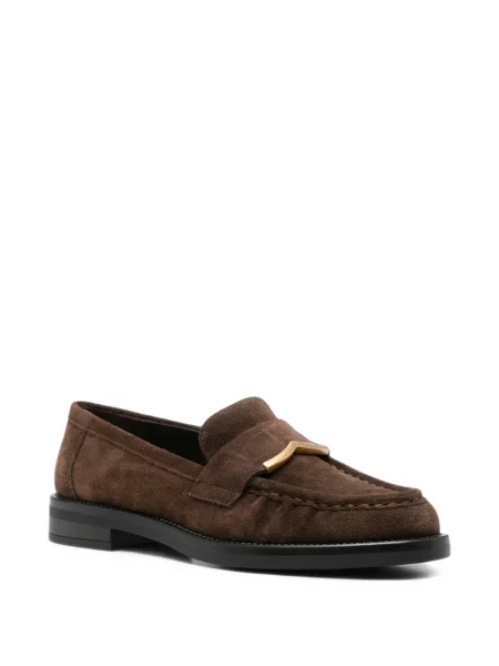 Chiloți Bruno Premi din piele de căprioară slip-on maro