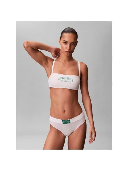 Calvin Klein Underwear Podprsenka mätová biela