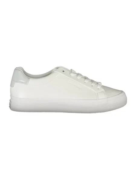 Sneakersy Calvin Klein skórzane białe