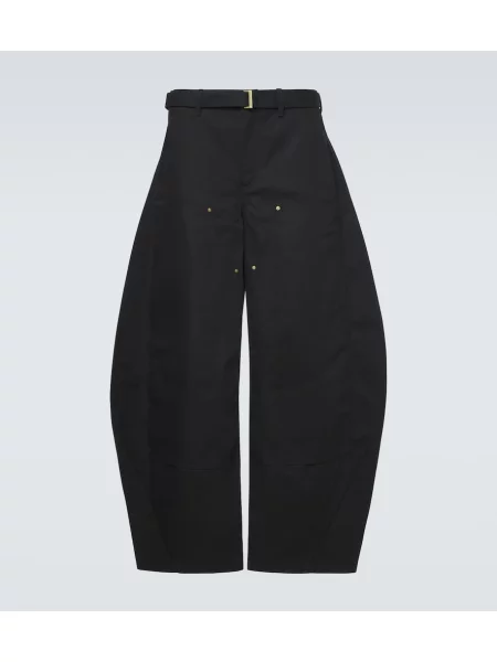 Kalhoty Sacai černé