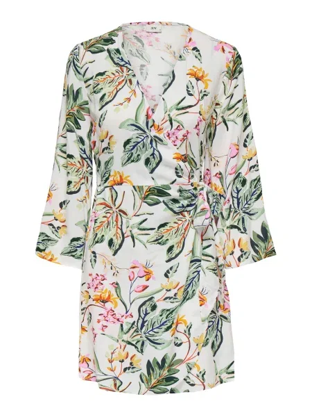 JDY Rochie JDYSEZEN bleumarin / galben / verde alb