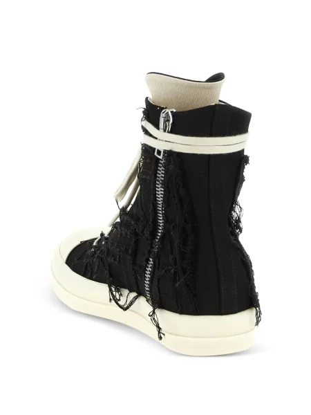 Tenisice Rick Owens Drkshdw s vezicama s čipkom crna