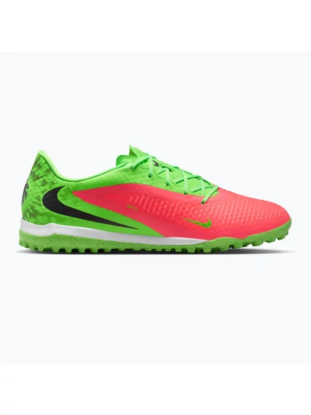 Încălțăminte de fotbal pentru bărbați Nike Phantom 6 Low Academy Erling Haaland TF hot punch/green strike/black negru