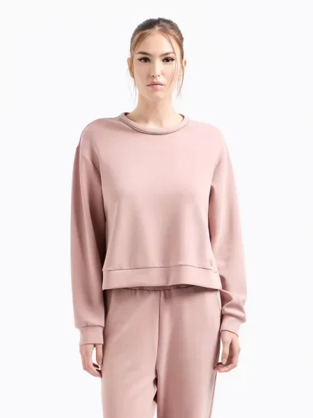 Світшот модал/поліестер рожевий