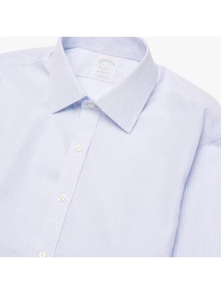 Koszula Brooks Brothers biznesowa z kołnierzem niebieska