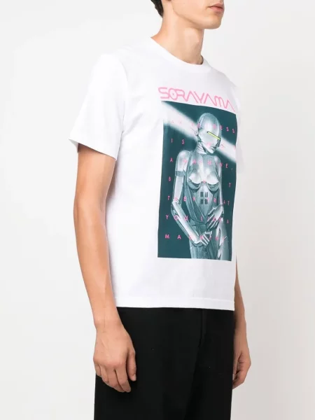 Tricou Medicom Toy cu imagine alb