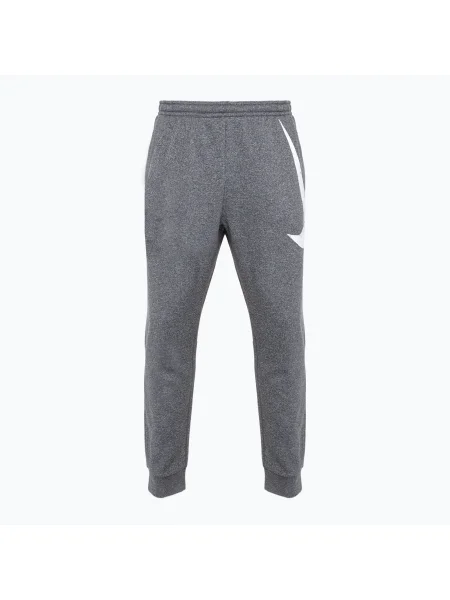 Мъжки панталони Nike Therma-FIT Fitness black/heather/black/white бяло